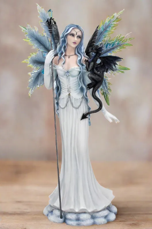 Adica Fairy and Dragon Figurine 57cm