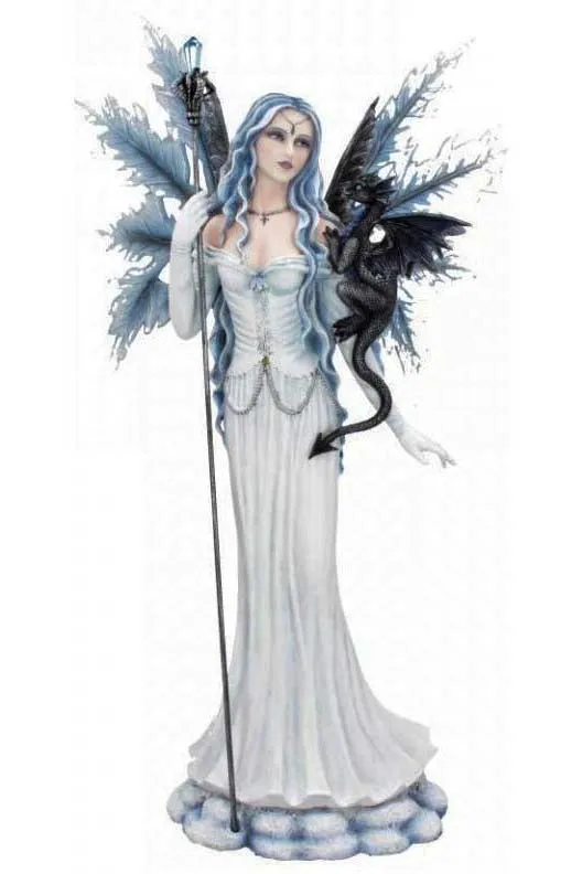 Adica Fairy and Dragon Figurine 57cm