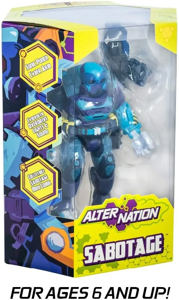 Alter Nation 6.5 Inch Phase 1 Action Figure | Sabotage