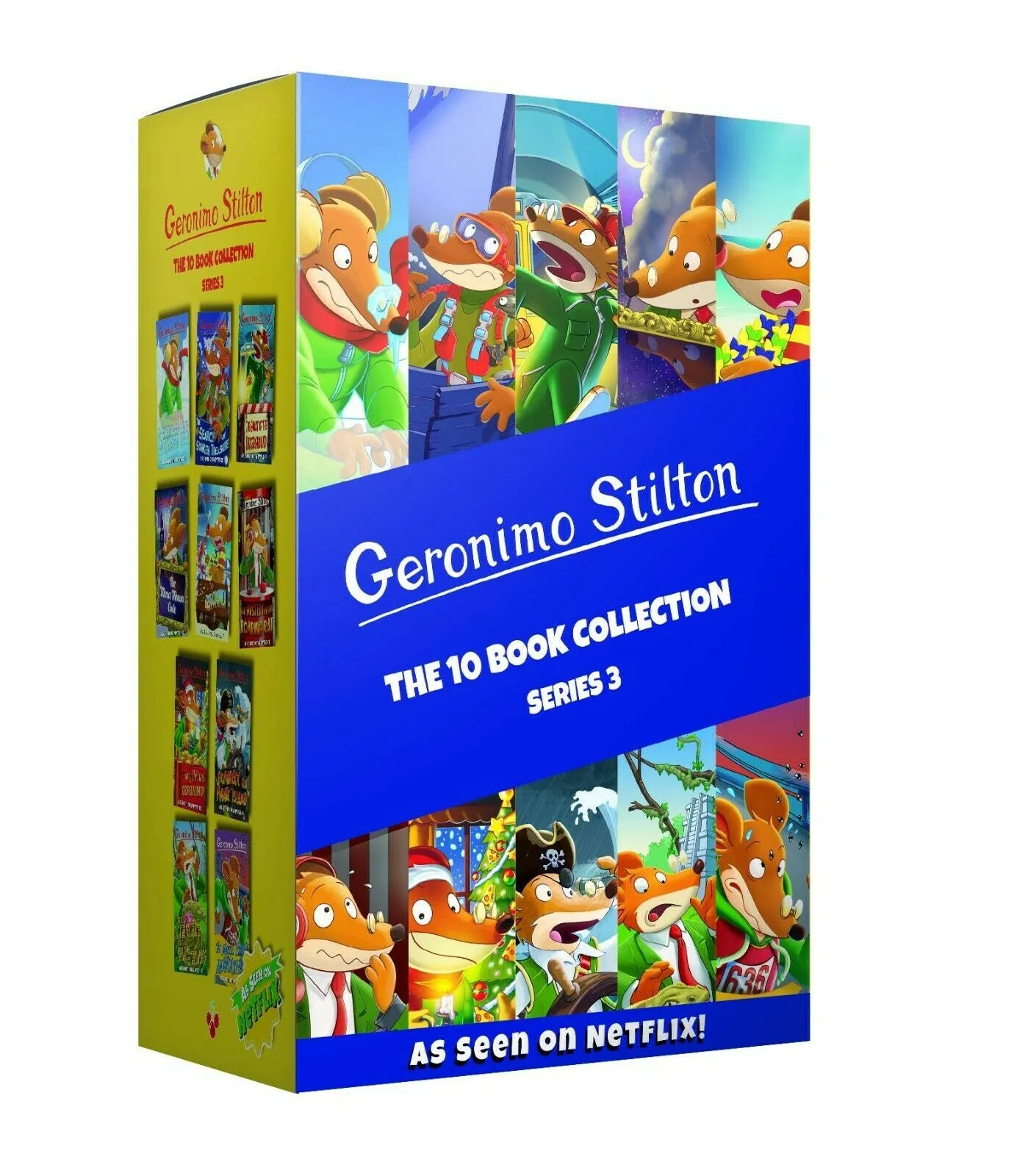 Geronimo Stilton Series 1-3 Collection 30 Books Box Set - Ages 7-9 - Paperback