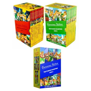 Geronimo Stilton Series 1-3 Collection 30 Books Box Set - Ages 7-9 - Paperback