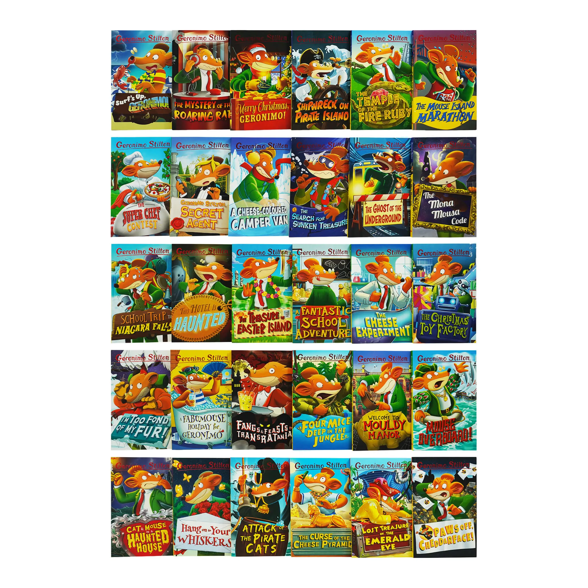 Geronimo Stilton: The 30 Book Collection Set (Series 1, 2 & 3) By Sweet Cherry Publishing - Age 5-7 - Paperback