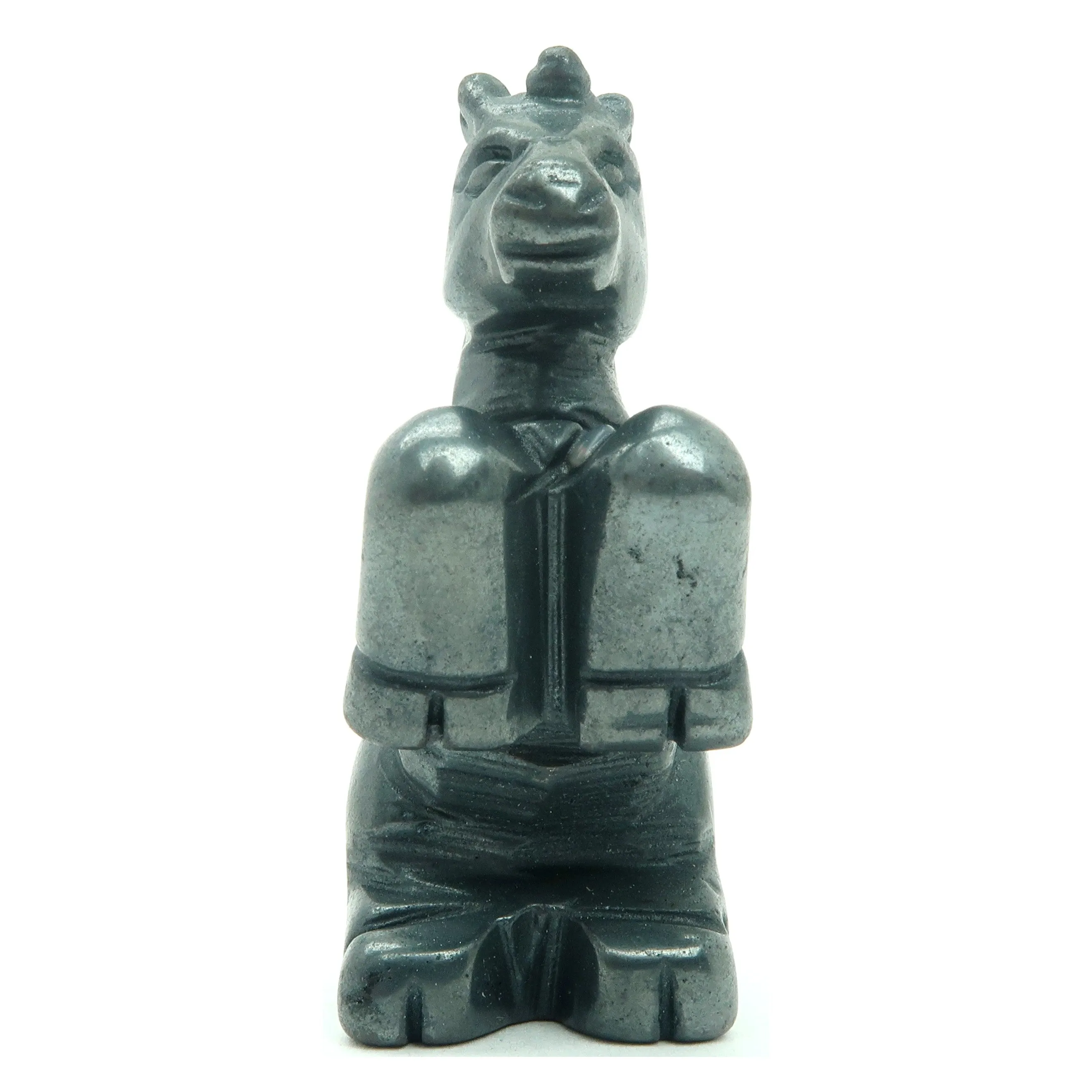 Hematite Unicorn Magical Black Gemstone Carving Healing Energy