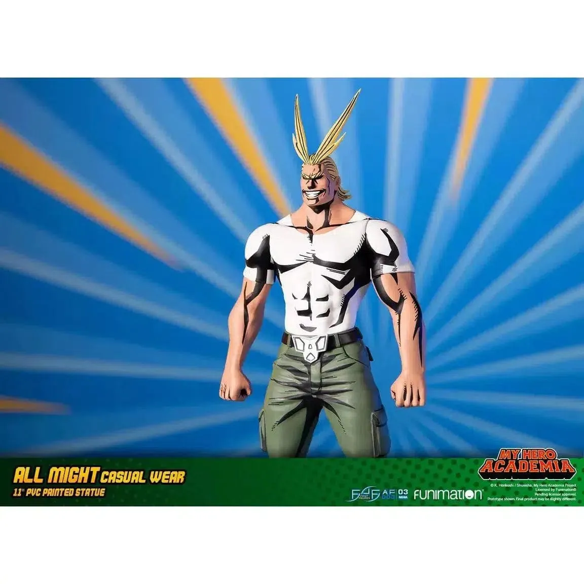 My Hero Academia - All Might Statue (Casual Wear Version) - First 4 Figures - 11" PVC