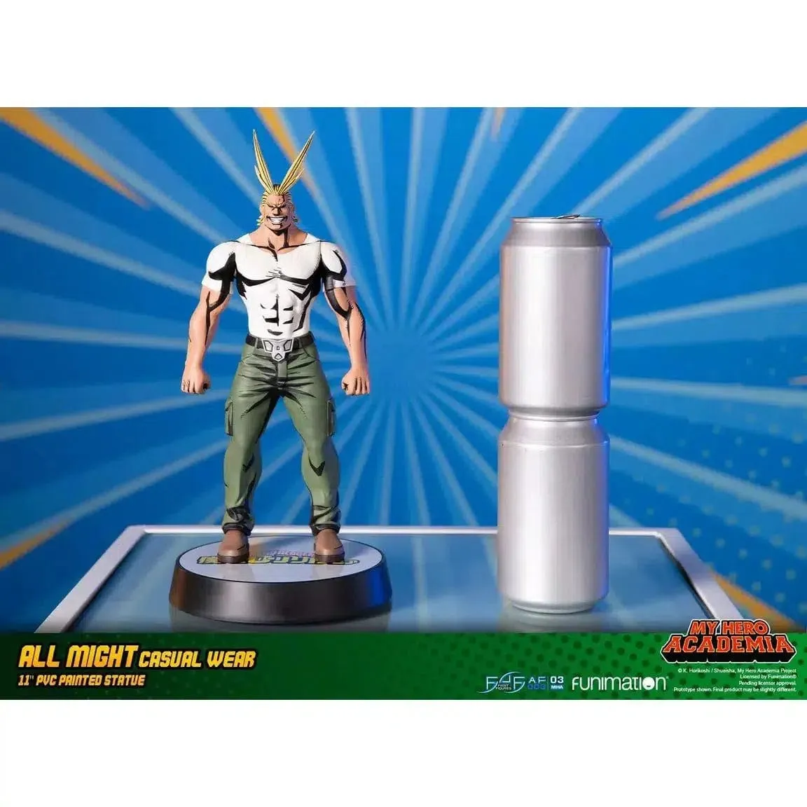 My Hero Academia - All Might Statue (Casual Wear Version) - First 4 Figures - 11" PVC