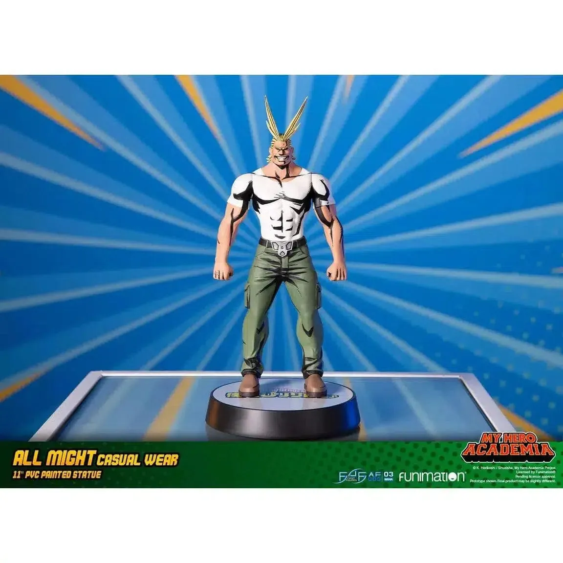 My Hero Academia - All Might Statue (Casual Wear Version) - First 4 Figures - 11" PVC