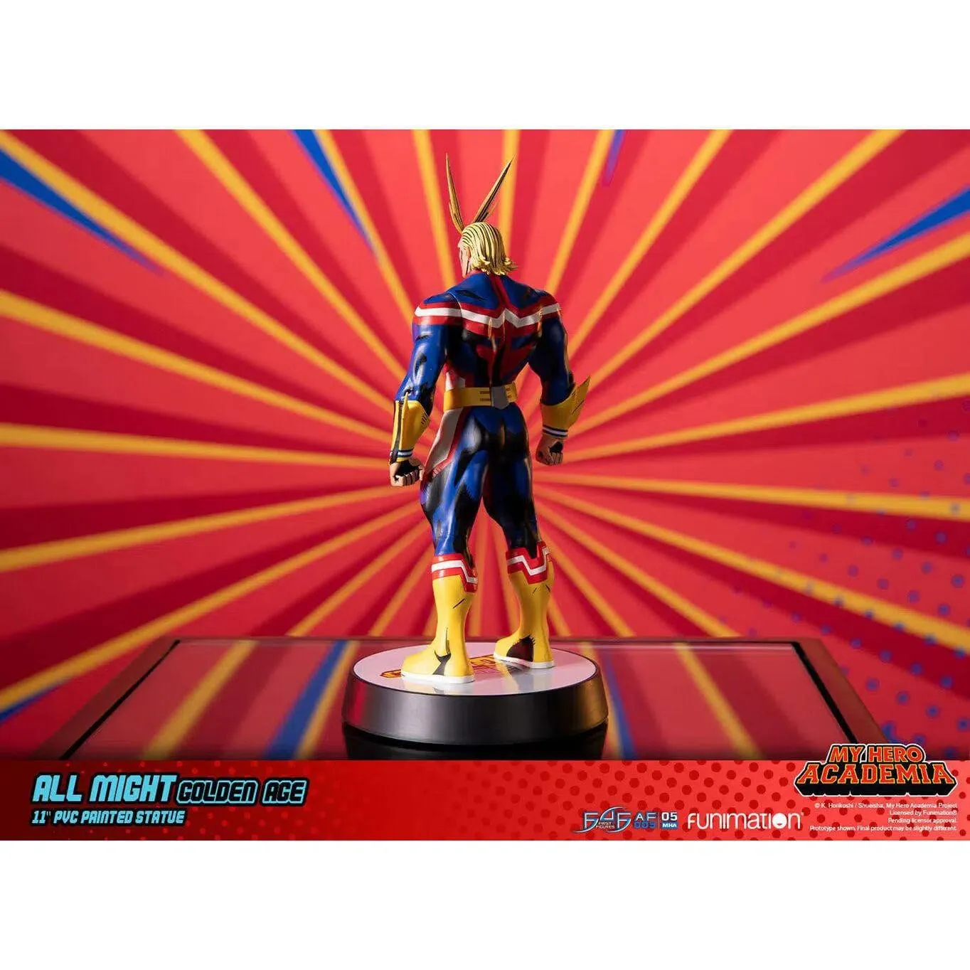 My Hero Academia - All Might Statue (Golden Age Version) - First 4 Figures - 11" PVC