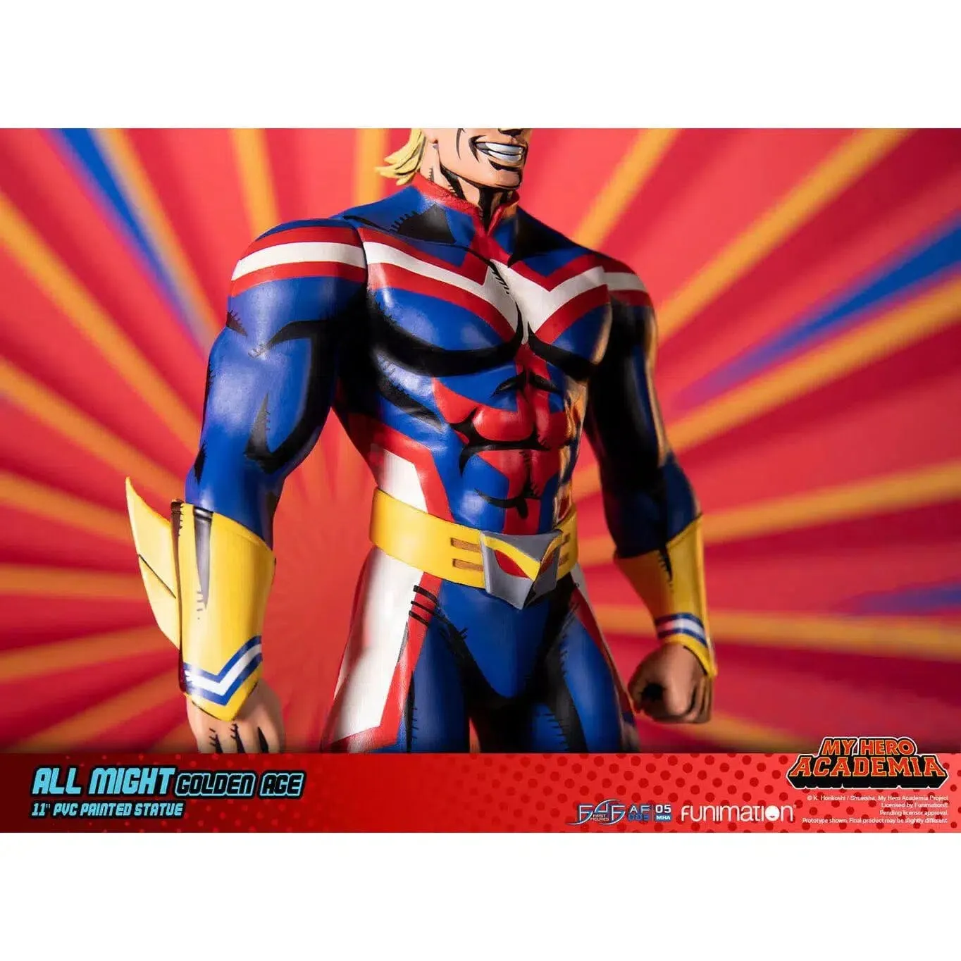 My Hero Academia - All Might Statue (Golden Age Version) - First 4 Figures - 11" PVC