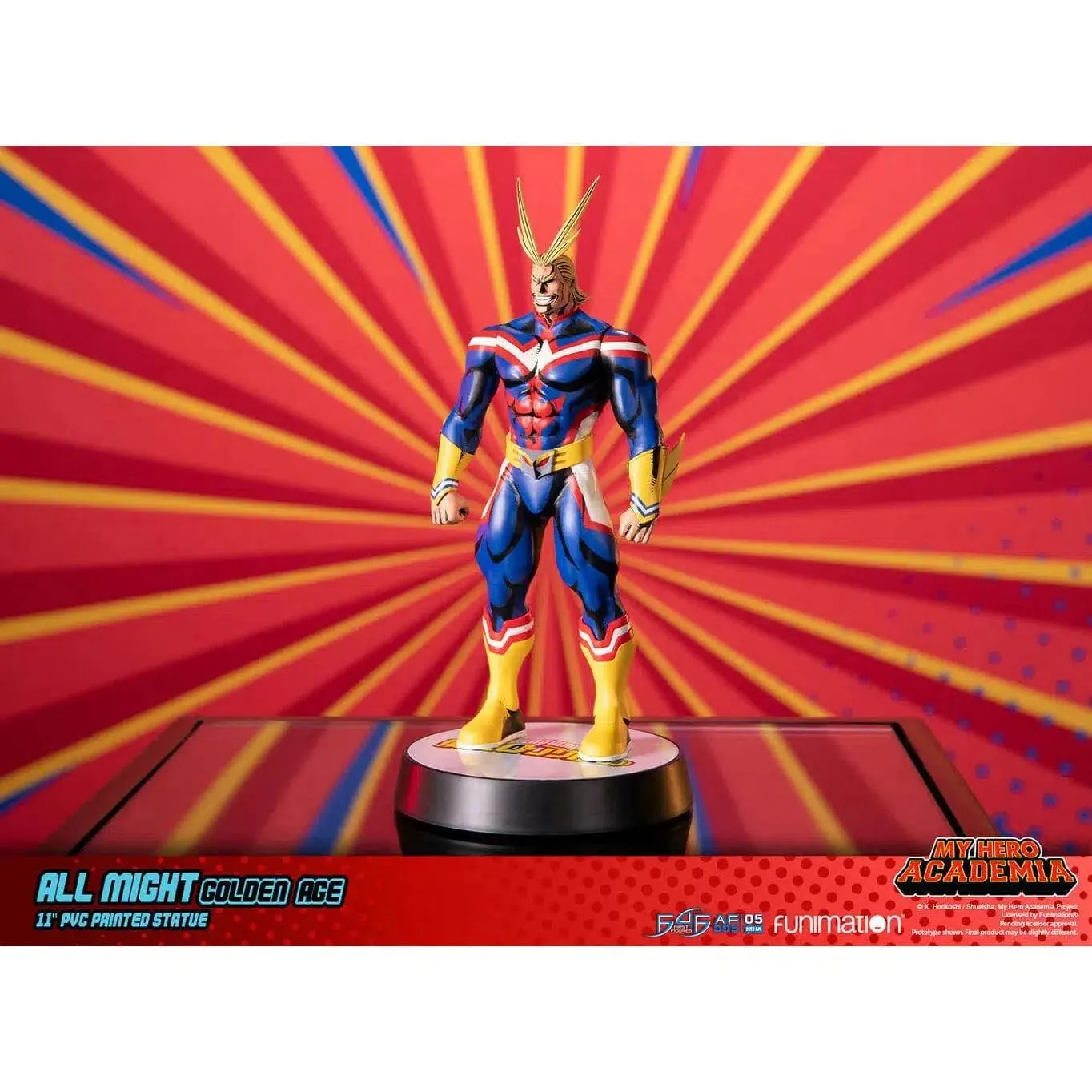 My Hero Academia - All Might Statue (Golden Age Version) - First 4 Figures - 11" PVC