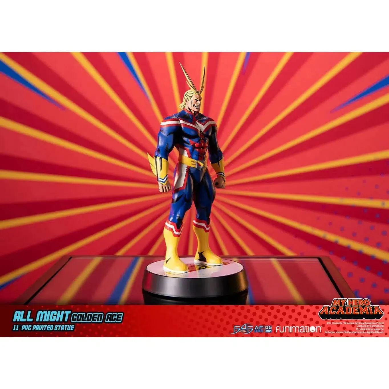 My Hero Academia - All Might Statue (Golden Age Version) - First 4 Figures - 11" PVC