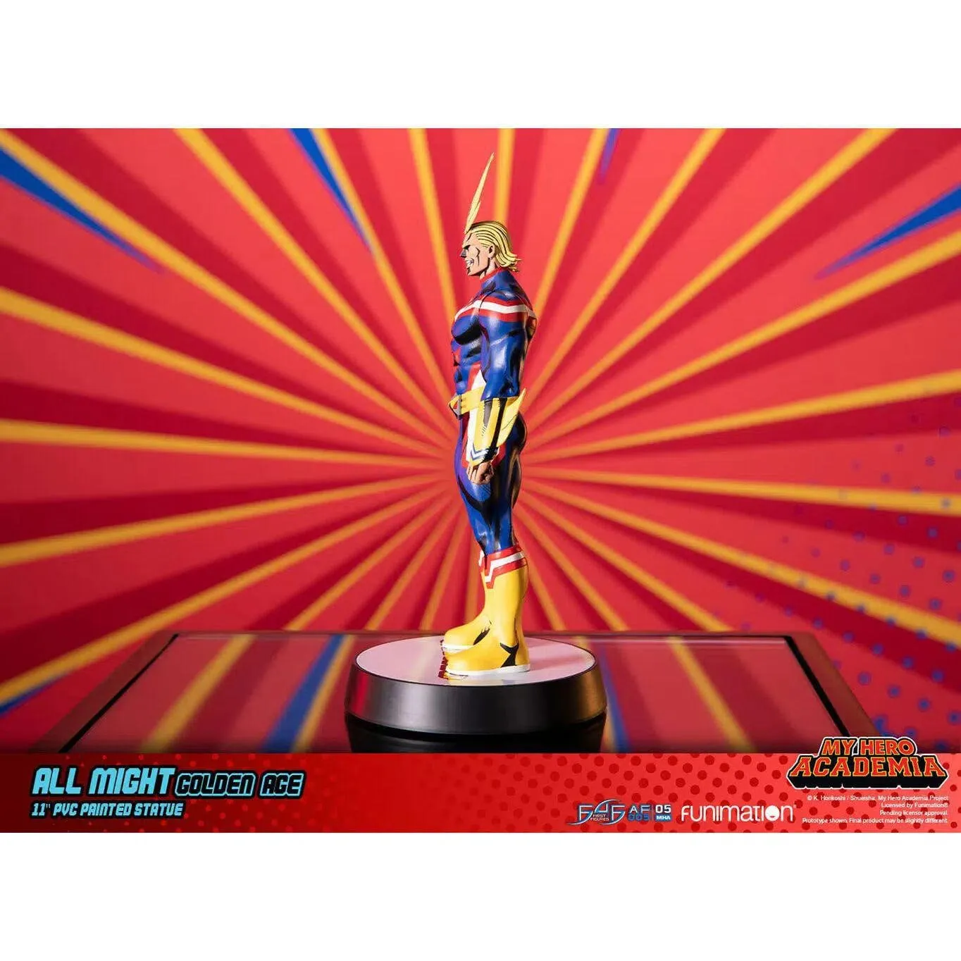 My Hero Academia - All Might Statue (Golden Age Version) - First 4 Figures - 11" PVC