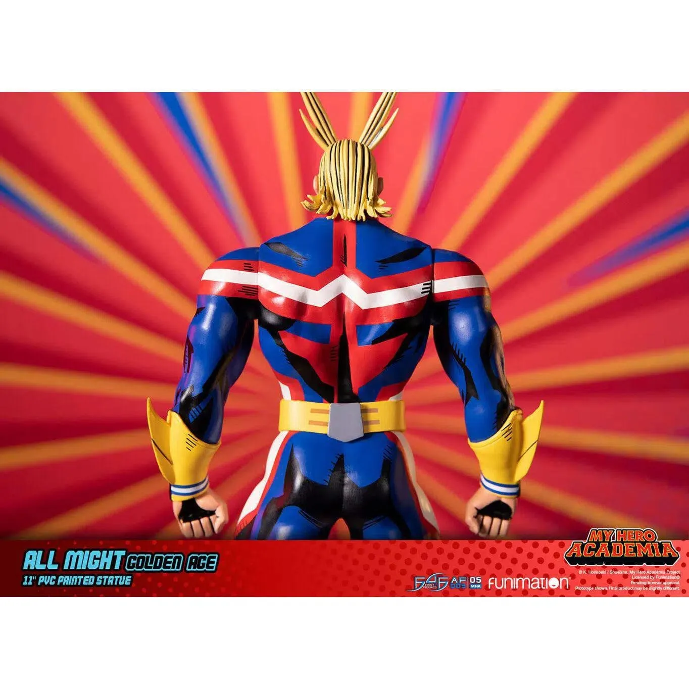 My Hero Academia - All Might Statue (Golden Age Version) - First 4 Figures - 11" PVC