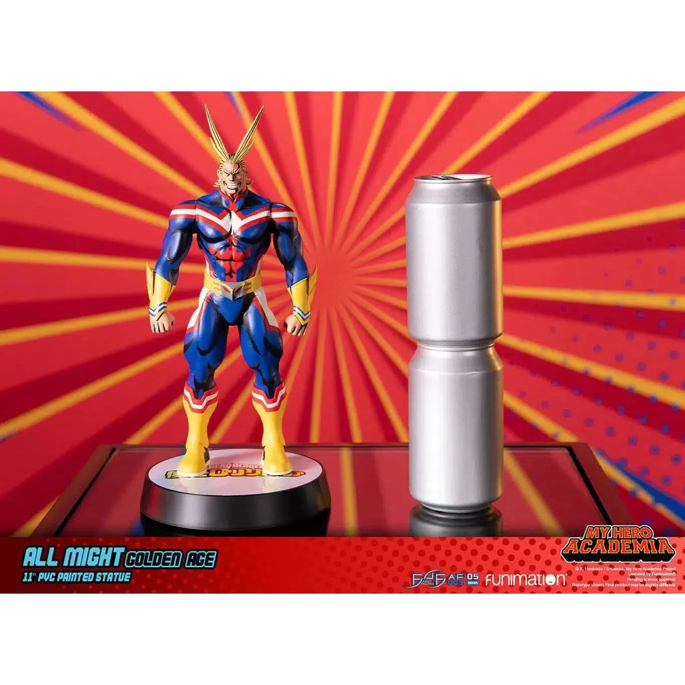 My Hero Academia - All Might Statue (Golden Age Version) - First 4 Figures - 11" PVC