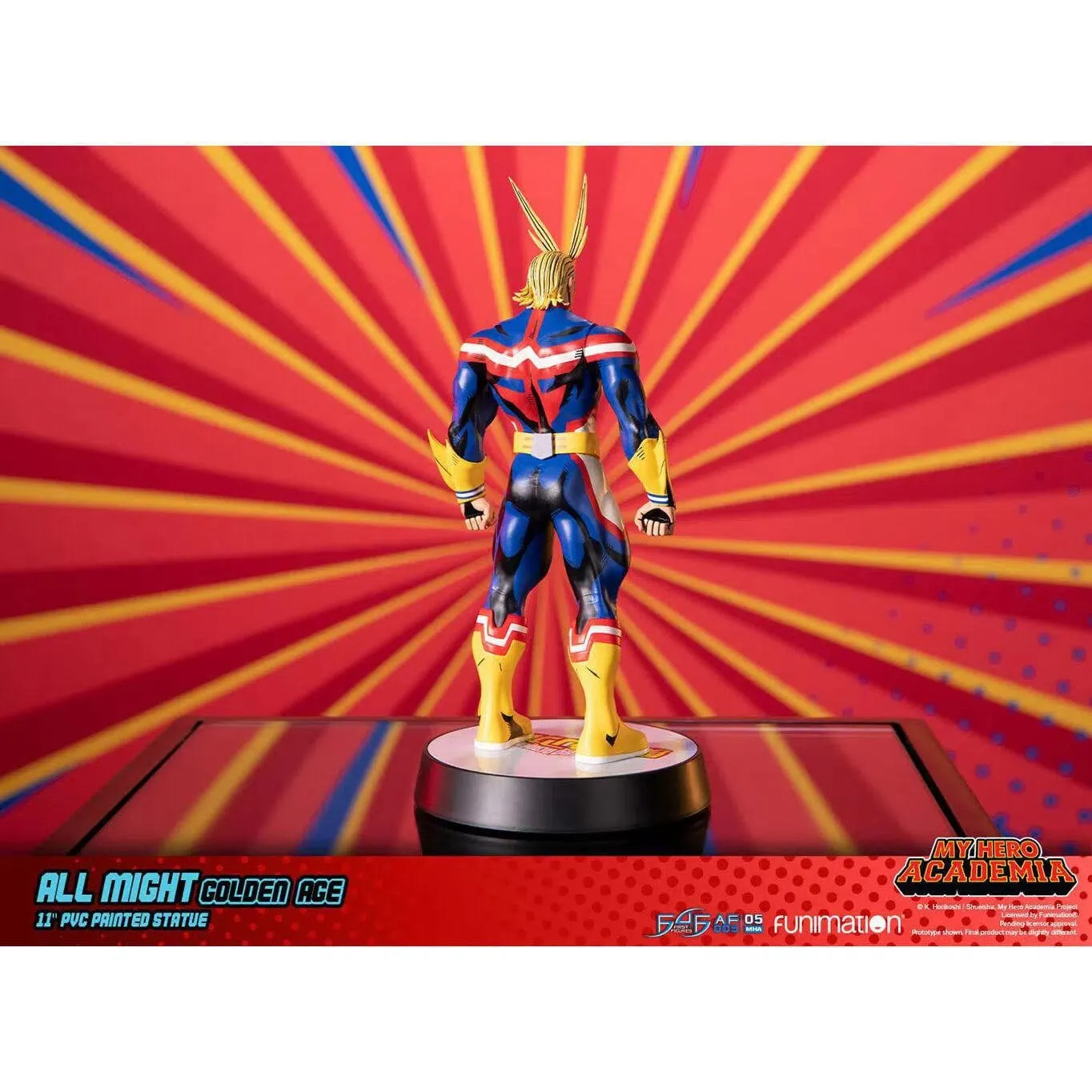 My Hero Academia - All Might Statue (Golden Age Version) - First 4 Figures - 11" PVC