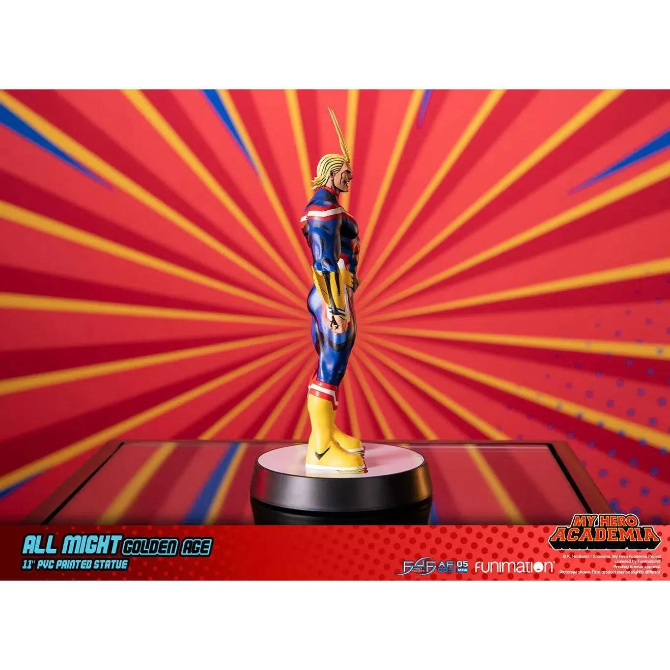 My Hero Academia - All Might Statue (Golden Age Version) - First 4 Figures - 11" PVC