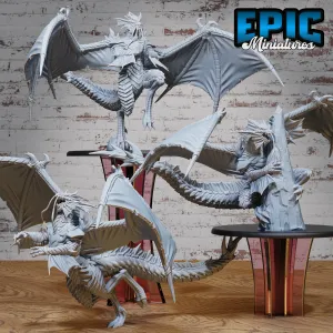 Platinum Dragon #4896-#4898 by Epic Miniatures | D&D Tabletop Miniatures