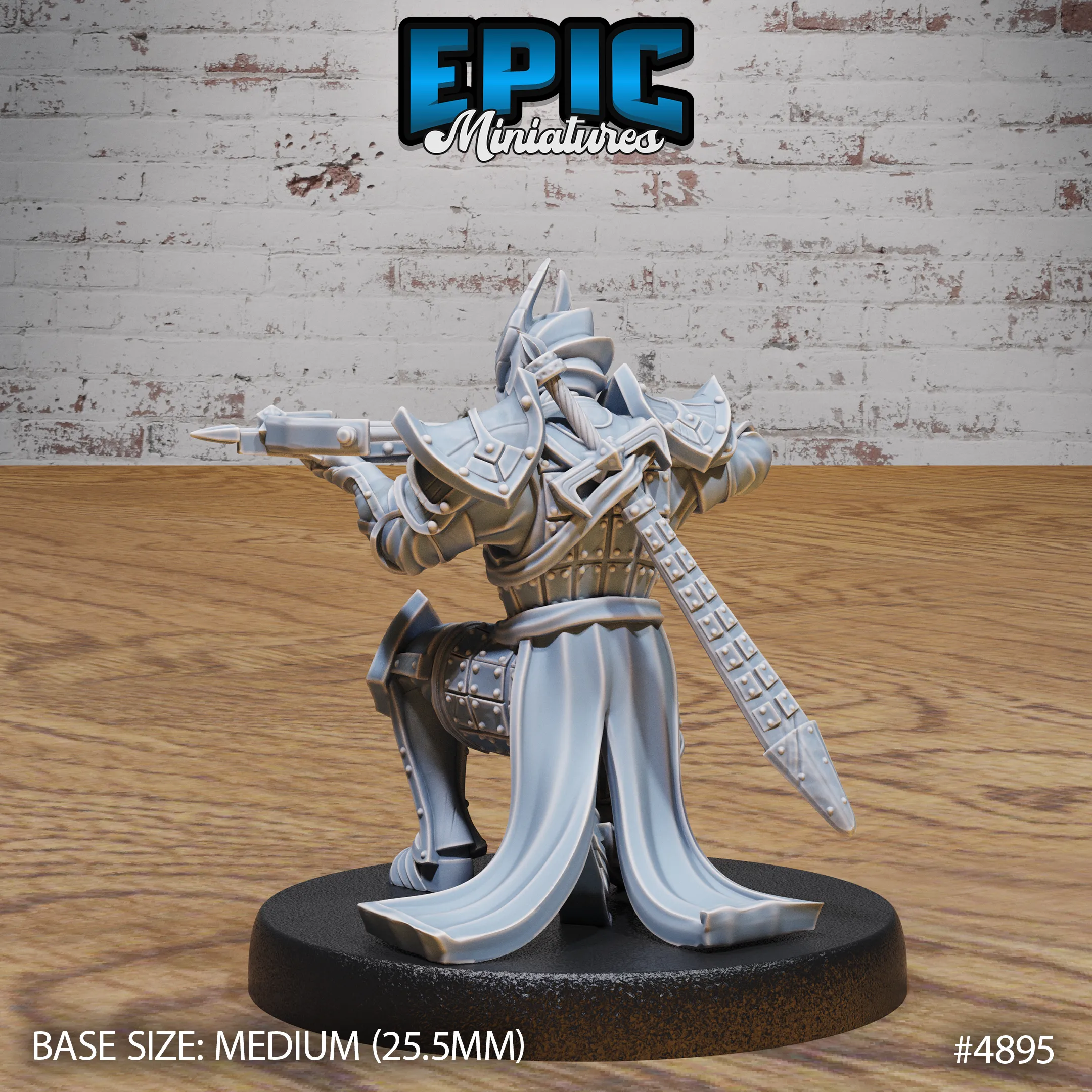 Platinum Paladin #4893-#4895 by Epic Miniatures | D&D Tabletop Miniatures