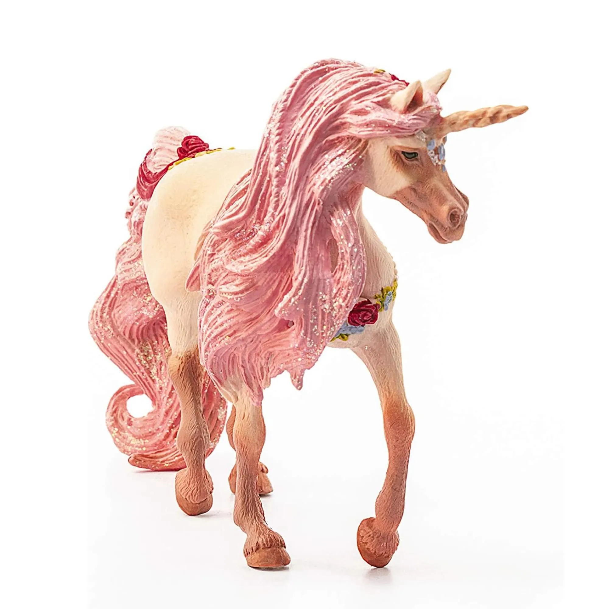 Schleich Decorated Unicorn Mare Figure | 5.9 x 3.2 x 7.1 Inches