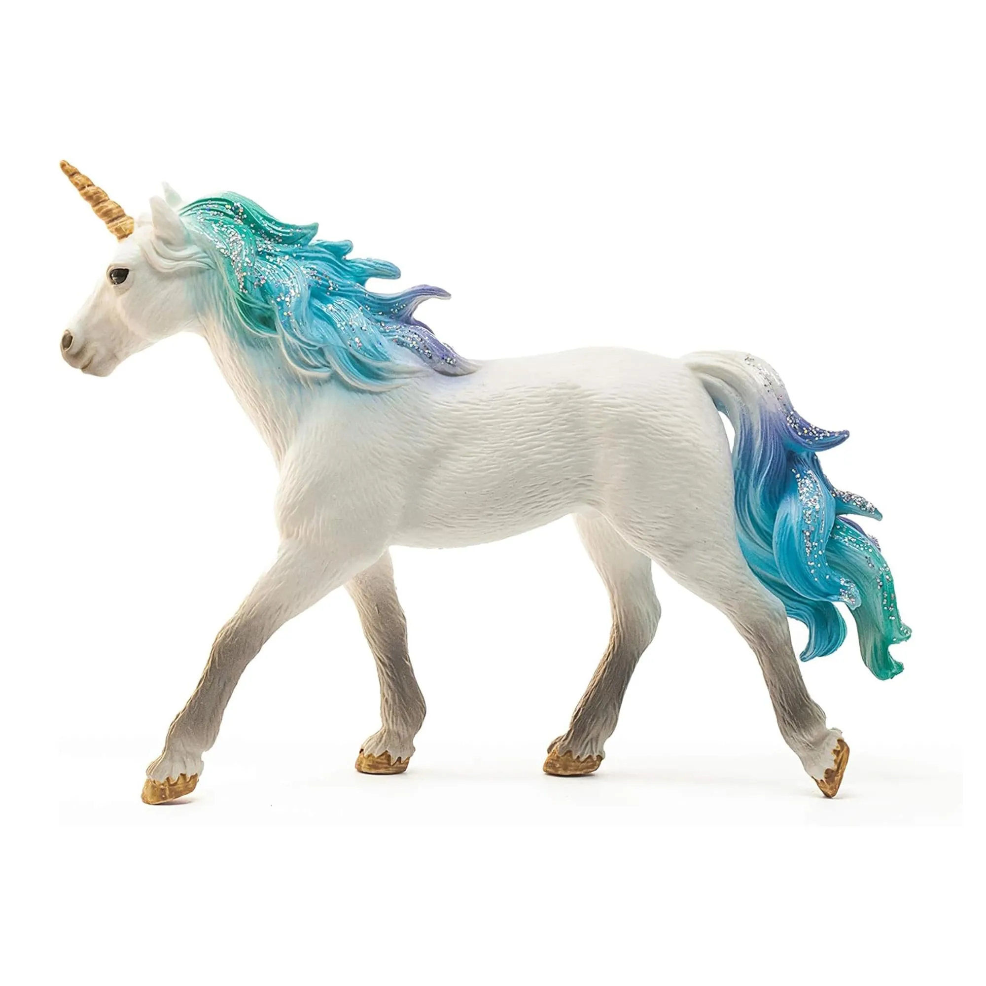 Schleich Sea Unicorn Stallion Figure | 5.9 x 3.2 x 7.1 Inches