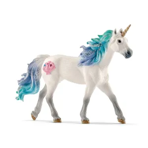 Schleich Sea Unicorn Stallion Figure | 5.9 x 3.2 x 7.1 Inches