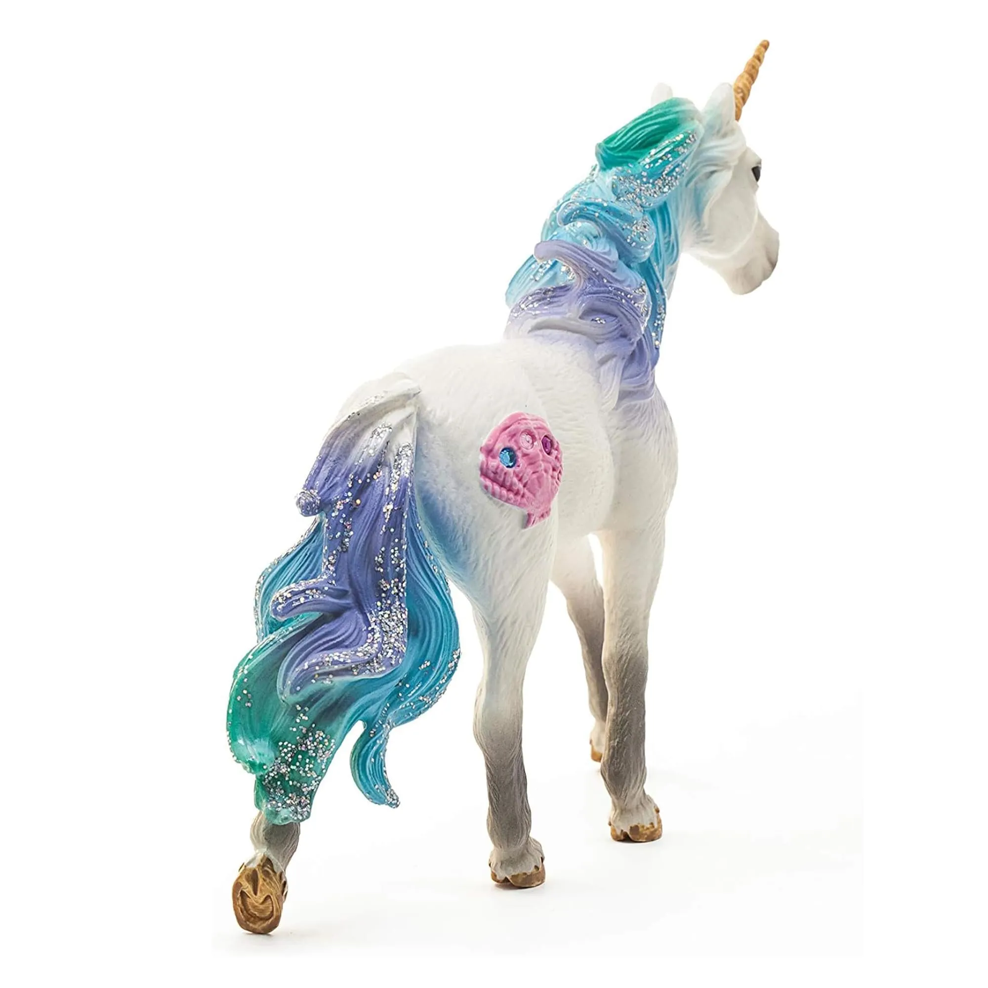 Schleich Sea Unicorn Stallion Figure | 5.9 x 3.2 x 7.1 Inches